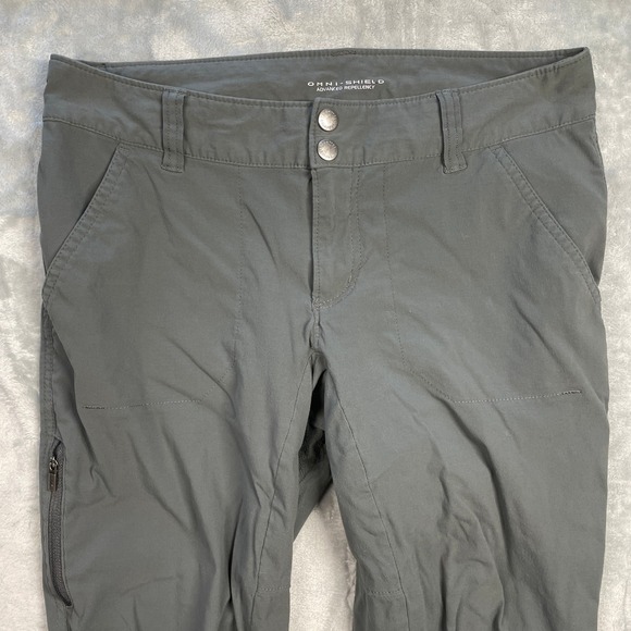 Columbia Women's Omni-Shield Gray Hiking Outdoor Pants Regular Size 4 - Picture 3 of 13